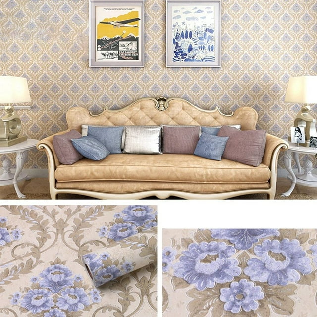 Selfadhesive Floral Wall Stickers Room Background Contact Paper