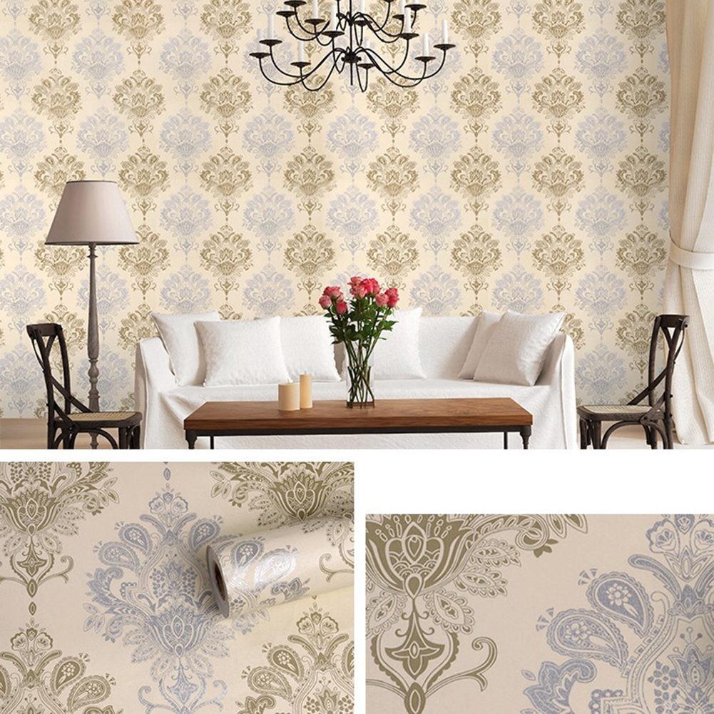 Selfadhesive Floral Wall Stickers Room Background Contact Paper