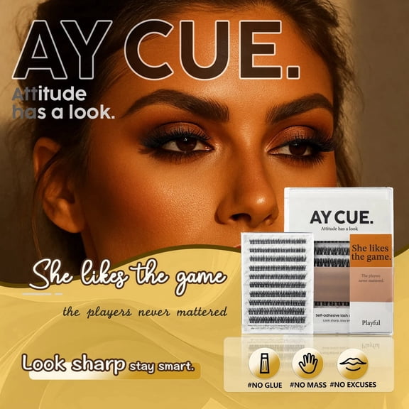 Self-adhesive Lash Clusters C Curl 10-16mm, 110 Clusters Glue-free Eyelashes Extensions for Natural Look, Easy Application