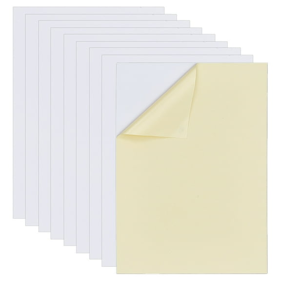 Self-adhesive Paper Book Boards Book Binding Accessories Rectangle White 175x125x2mm