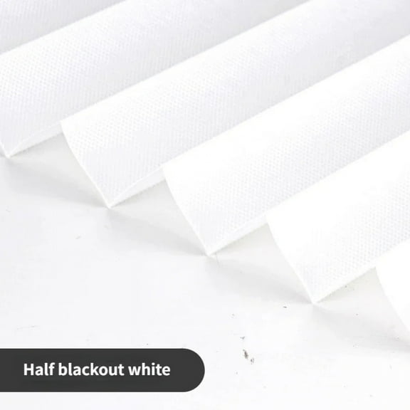 Self-adhesive Pleated Blinds Bathroom Balcony Shades Half Blackout Windows Curtains for Bedroom Living Room Balcony