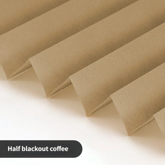 Self-adhesive Pleated Blinds for Bathroom Balcony Shades Half Blackout Windows Curtains for Bedroom Living Room Balcony 4 Size