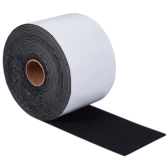 Self-adhesive Polyester Fabric for DIY Sewing Crafts Patchwork School Projects Black 100x2mm about 8m/roll DIY