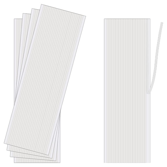 Self-adhesive Strip Clear 302x86x1mm 20pcs/sheet