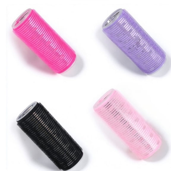 Self adhesive Velcro Curler for Home Use, No Harm to Hair Skull Top, Fluffy and Shaped Hollow Curling Roll