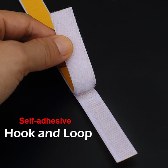 Self-adhesive Velcro Tape Grid Tape 16mm White