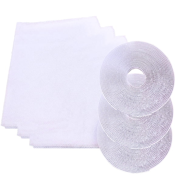 Self-adhesive Window Screen Mosquito Netting DIY Install Fiberglass Mesh Roll Insect Protection for Home Windows and Doors