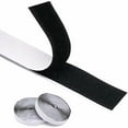 thumbnail image 1 of Self-adhesive double-sided Velcro, strong grip Velcro, 20 mm x 8 m, self-adhesive Velcro strip, for photo frames, 1 of 4