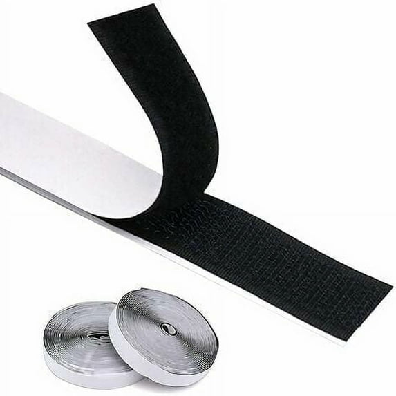 Self-adhesive double-sided Velcro, strong grip Velcro, 20 mm x 8 m, self-adhesive Velcro strip, for photo frames