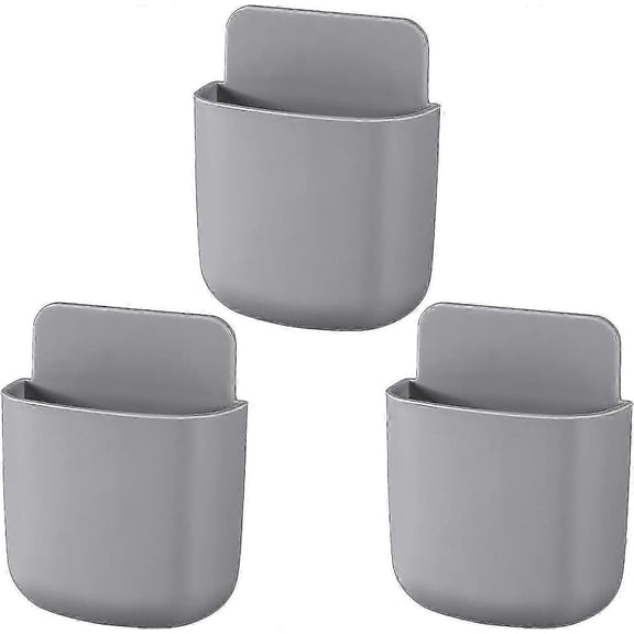 Self-adhesive wall storage box