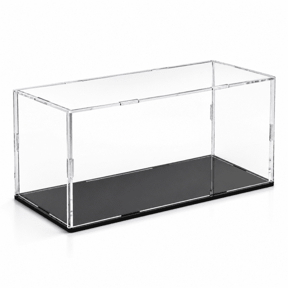 Self-assembly Dustproof Display Case for Collectibles, 10 x 4 x 5.7 Inches