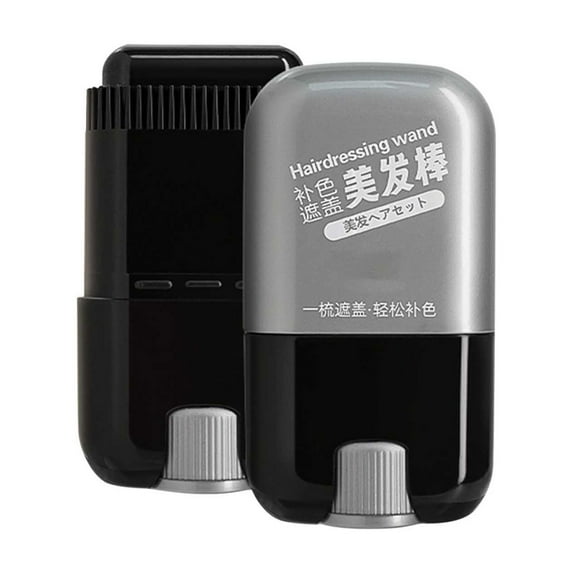 Self-comb Teeth Complementary Color Hair Dye Stick Hair Stick, Portable Hair Dye Stick with Comb Hair Strand Comb 2 in 1, Suitable for Dyeing Gray Light Brown Dark Brown Hair