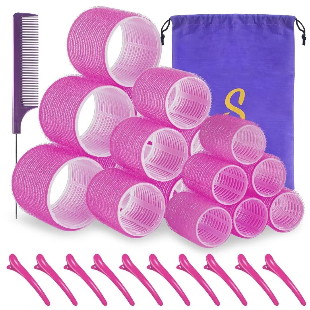 Self grip hair roller TMA2 set,18 pcs,Hair rollers with hair roller ...