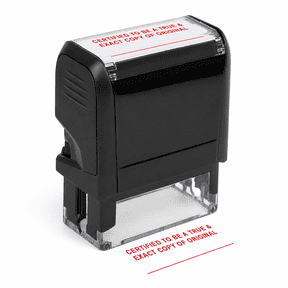 Self-inking Professional Office Set For Official Document Certification And Verification