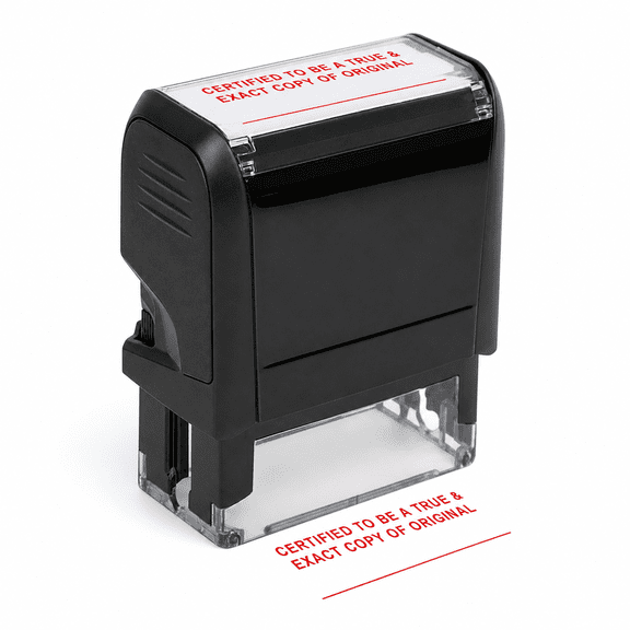Self-inking Professional Office Set For Official Document Certification And Verification