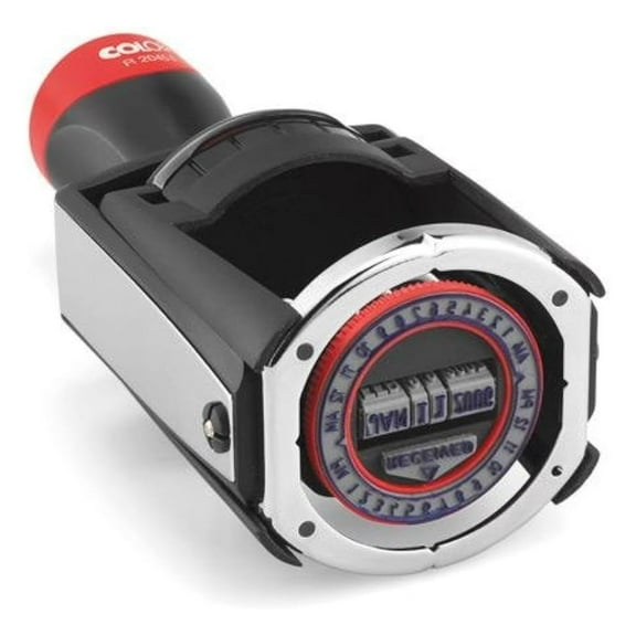 Self-inking Time and Date Stamp