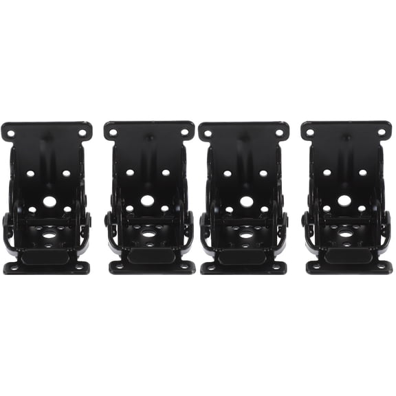 Self-locking Folding Hinge Table Leg Hinges Desk Iron Feet Heavy Duty Furniture 4 Pcs