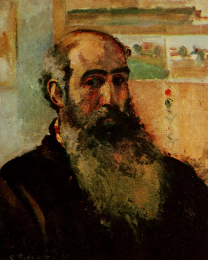 Self-portrait 1873 Canvas Art - Camille Pissarro (18 x 24)