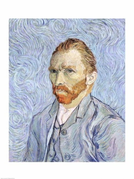 Self portrait 1889 Canvas Art - Vincent Van Gogh (18 x 24)