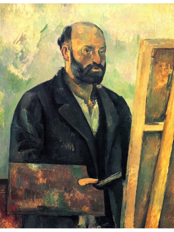 Self-portrait 1890 Canvas Art - Paul Czanne (18 x 24)