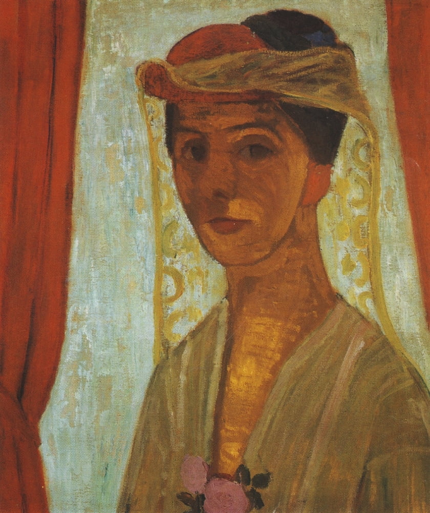 Self-portrait 1906 Canvas Art - Paula Modersohn-Becker (24 x 36)