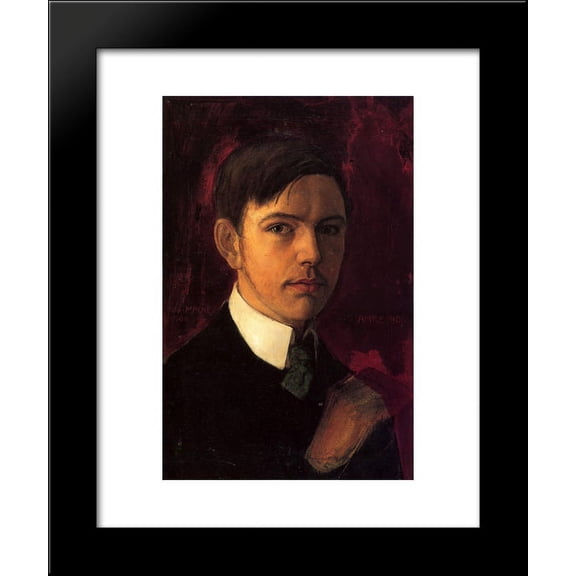 Self-portrait 20x24 Framed Art Print by Macke, August