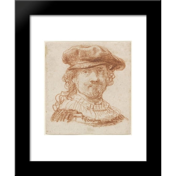 Self-portrait 20x24 Framed Art Print by Rembrandt