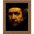 thumbnail image 1 of Self portrait 20x24 Gold Ornate Wood Framed Canvas Art by Rembrandt, 1 of 2