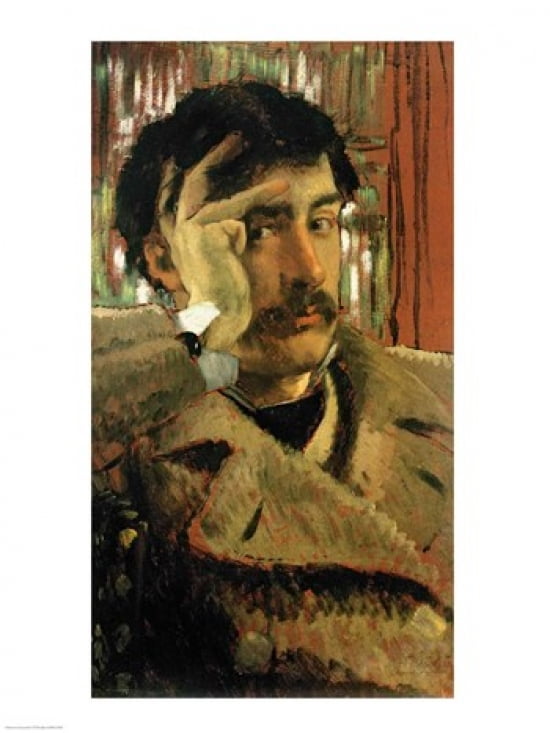 Self portrait Canvas Art - James Jacques Joseph Tissot (18 x 24)