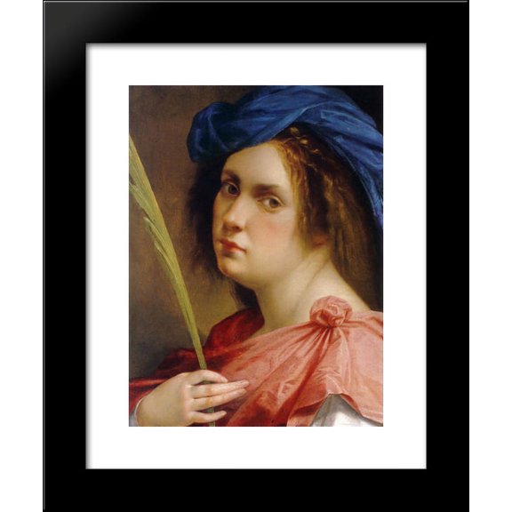 Self-portrait as a Female Martyr 20x24 Framed Art Print by Artemisia Gentileschi