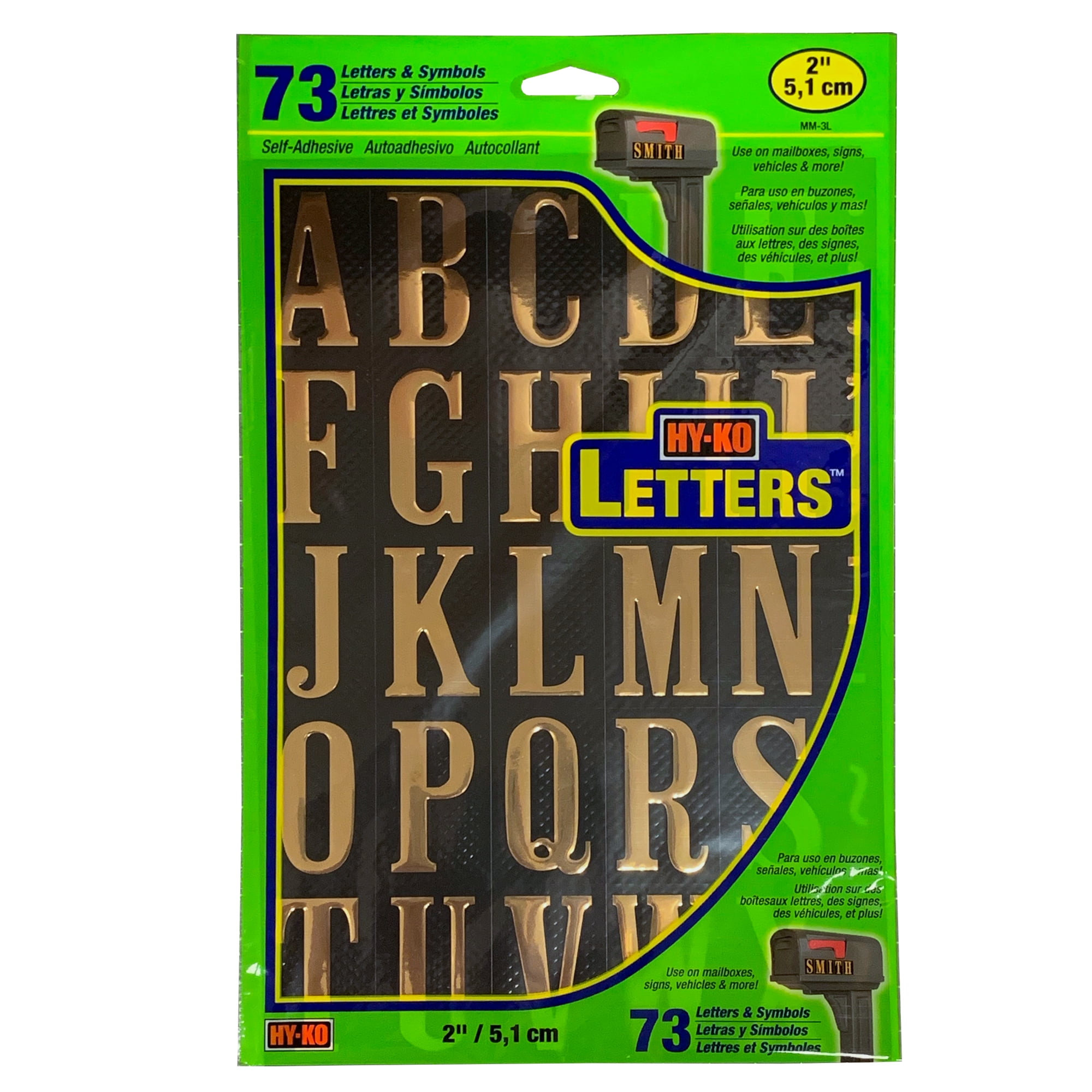 Litake 272pcs 24 Sheets Large Letter Stickers 4 Inch Vinyl