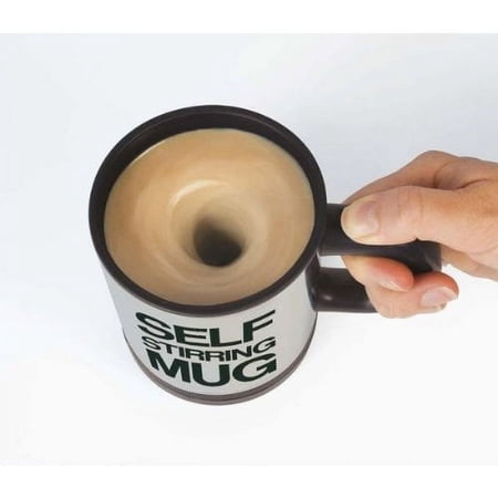 Self stirring coffee mug - To stir your coffee, tea, hot chocolate, milk,
