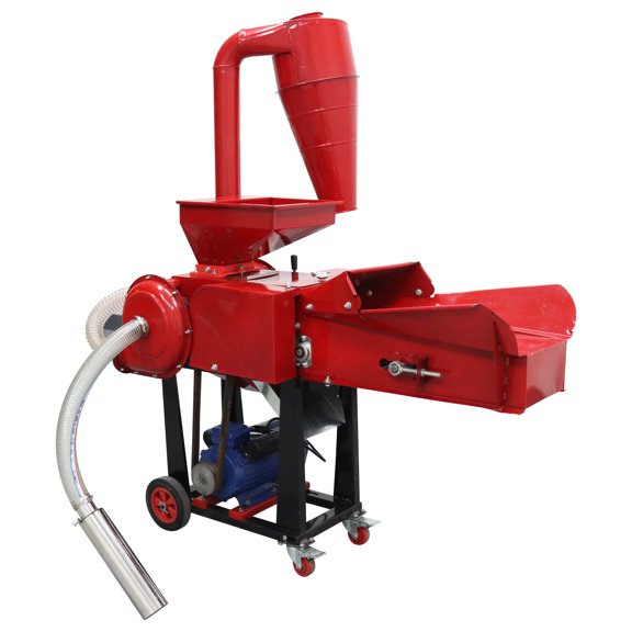 Self-suction Hay Cutter Straw Feed Crushing And Kneading Machine 220V for Animal Husbandry
