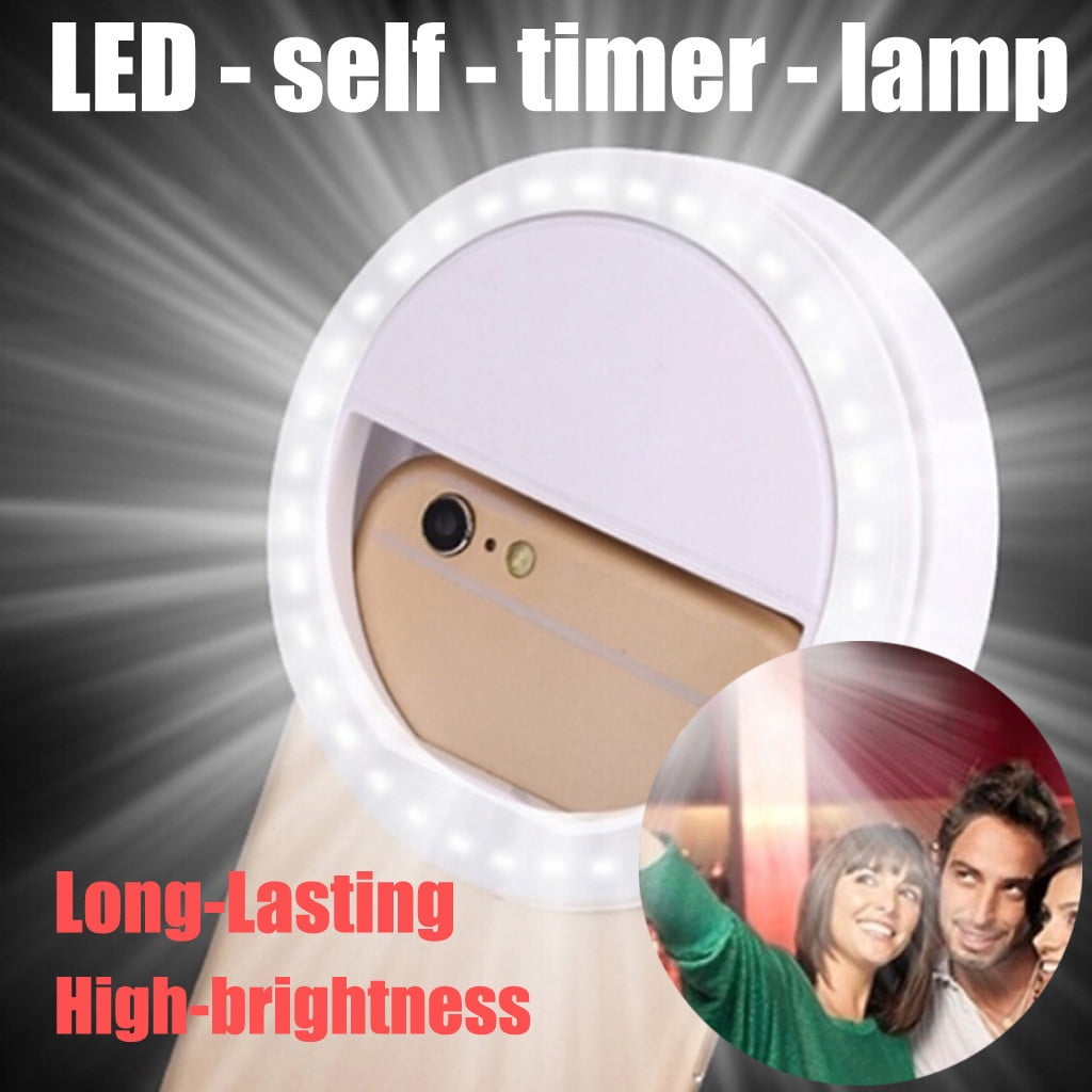 Selfie LED Ring Flash Light, Mobile Phone 36 LED Clip On Ring Lamp for Selfies, Adjustable LED Light for Photography and Video, Portable Phone Light for Perfect Shots Clearance Sales Today Deals Prime