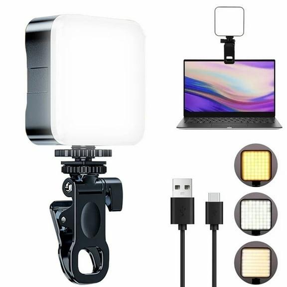 Selfie Light,Adjusted 3 Light Modes, for Phone, iPad, Camera, Laptop, Light for Phone, for Selfie, TikTok, Live Stream, Video