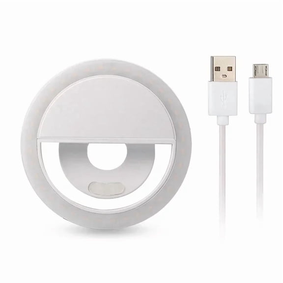 Selfie Light Ring Flashlight USB Charge Mobile Led Light Clip On Back Lighting For iPhone Samsung Xiaomi Selfie Lamp Video Photo