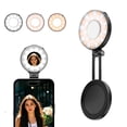thumbnail image 1 of Behome Magnetic Selfie Light, 3 Color Modes & Adjustable Brightness, Retractable 360°Phone Fill Light with Mirror, for Vlog/Photography/TikTok/Makeup, 1 of 9