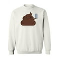 thumbnail image 1 of Selfie Poop Face. Sweatshirt Women -Image by Shutterstock, Female Large, 1 of 4