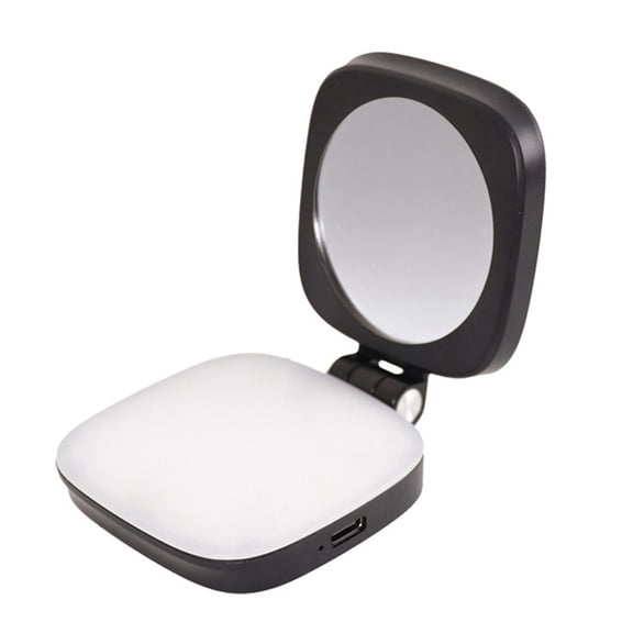 Selfie Ring Light with Mirror Portable Magnetic LED Video Photography Light Rechargeable for Smartphones Tablets
