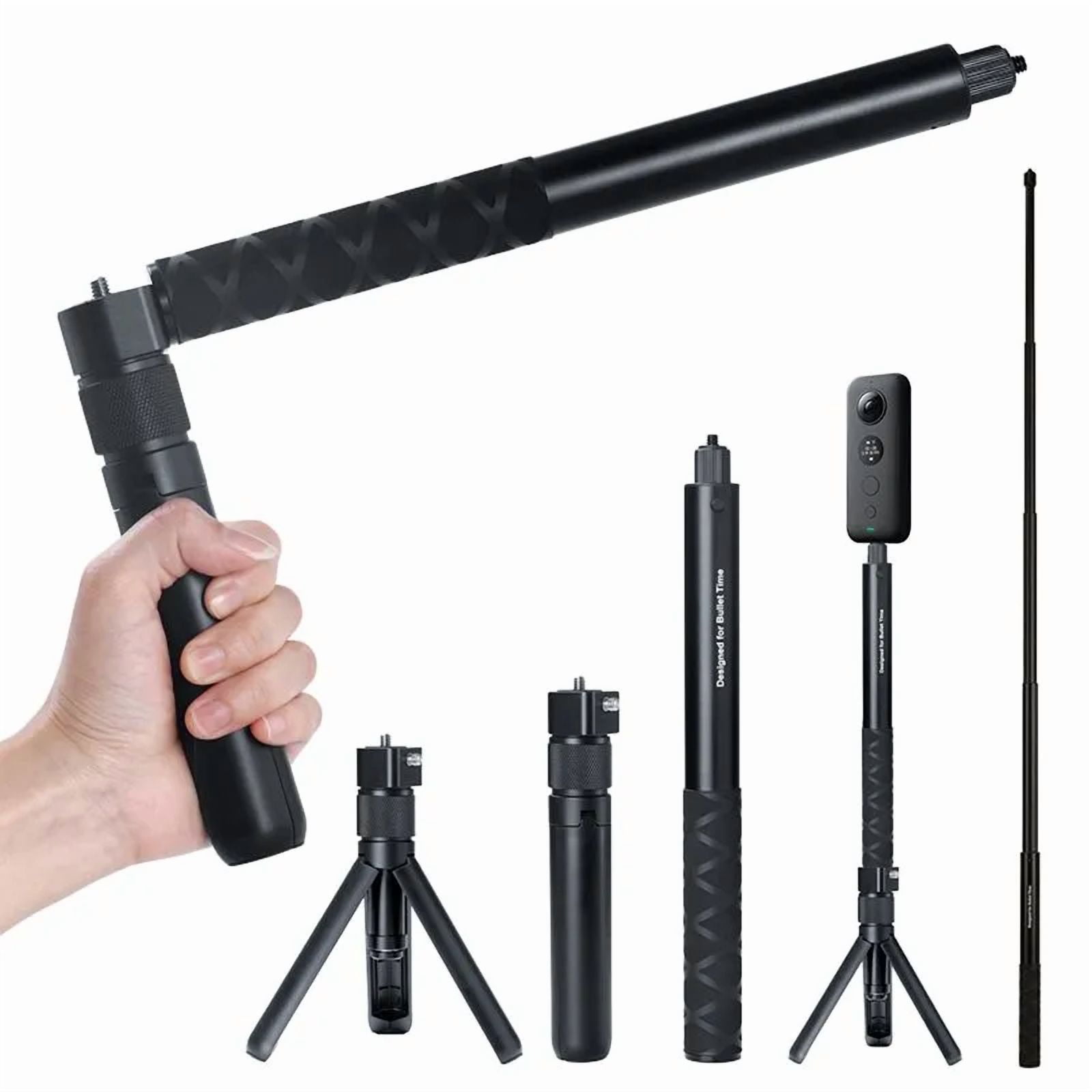 Selfie Stick For Insta360, Invisible Selfie Stick Tripod, Bullet Time Accessories, insta360 X3 Accessories