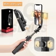 thumbnail image 1 of Selfie Stick Gimbal Stabilizer, 360° Rotation Tripod with Wireless Remote, Portable Phone Holder, Auto Balance 1-Axis Gimbal for Smartphones Tiktok Vlog Youtuber Live Video Record, 1 of 20
