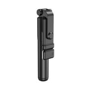 Selfie Stick & Phone Tripod Portable Selfie Fill Light Portable Travel Tripod with Remote Compatible with Android/ Blue Tooth Remote Control Camera 27.6inch Stretch Length