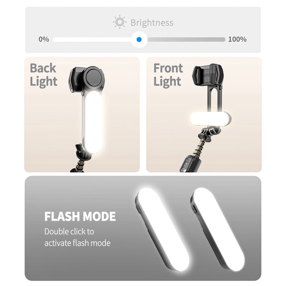 Selfie Stick,Stabilizer Remote Stabilizer Camera Stabilizer Beauty Fill Stabilizer Q09 With 27.3in Rod Remote Stabilizer With 27.3in Rod Beauty Q09 Stabilizer Remote Fill Auto Balance Eryue