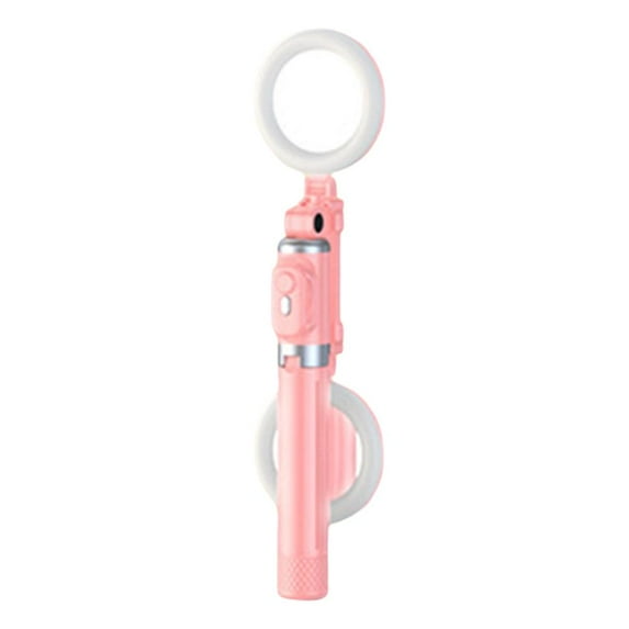 Selfie Stick Tripod with Fill Light, Phone Selfie Stick, Extendable Phone Tripod Stand Selfie Stick Travel Tripod, Stable Three-Legged Support for Live Broadcasts, Video Shooting J1U4