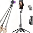 thumbnail image 1 of Selfie Stick Tripod with LED Fill Light, 1 of 9