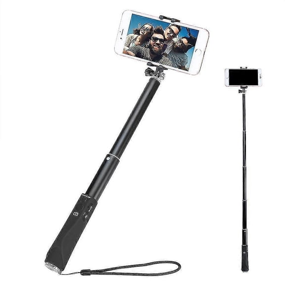 Selfie Stick With Bluetooth, Handheld Selfie Stick With Tripod,black
