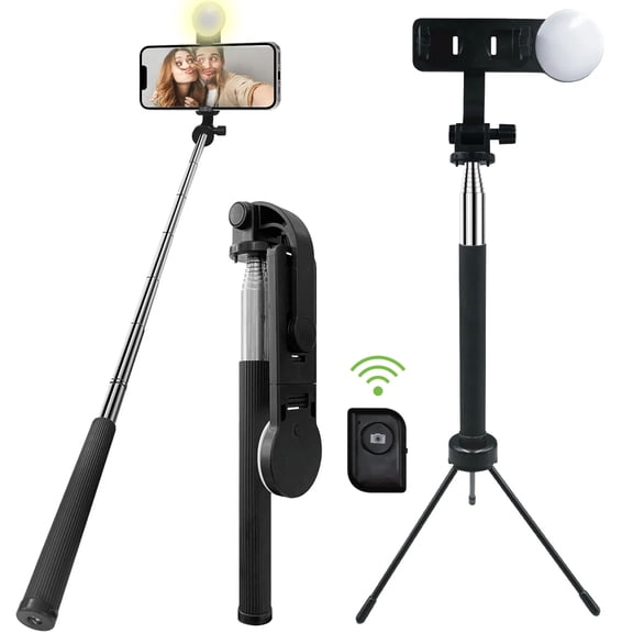 Selfie Stick for Kyocera DuraForce Pro 3 Phone - Wireless Built-in Tripod Remote Shutter Stand Self-Portrait B8J for DuraForce Pro 3 (2023) Model
