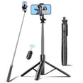 thumbnail image 1 of SelfieShow 71" Phone Tripod & Selfie Stick for iPhone with Wireless Remote, Extendable Cell Phone Tripod Stand, for Travel, Video Recording, Compatible with iPhone Android, Camera, 1 of 10