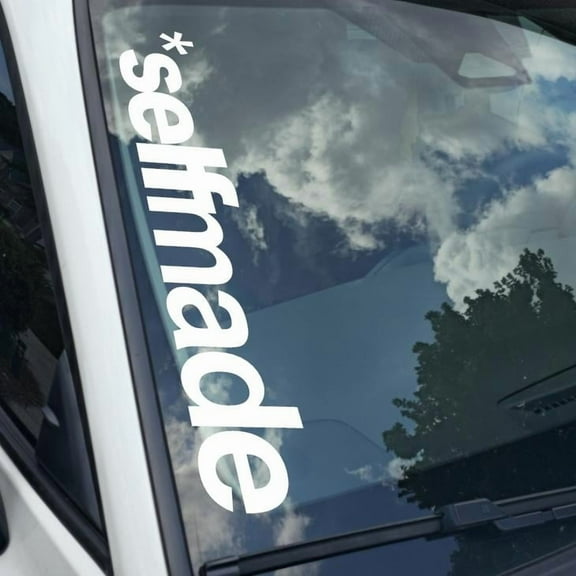 *Selfmade Vinyl Decal Sticker Bumper Window UV & Water Resistance Banner 21" perfect fit for windshield Low life
