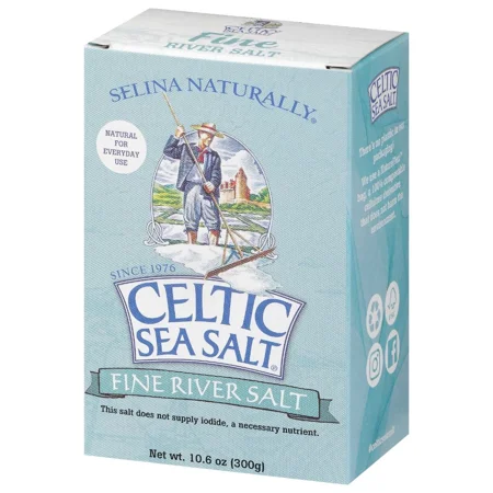 Selina Naturally Celtic Sea Salt Fine River Salt - 10.6 oz
